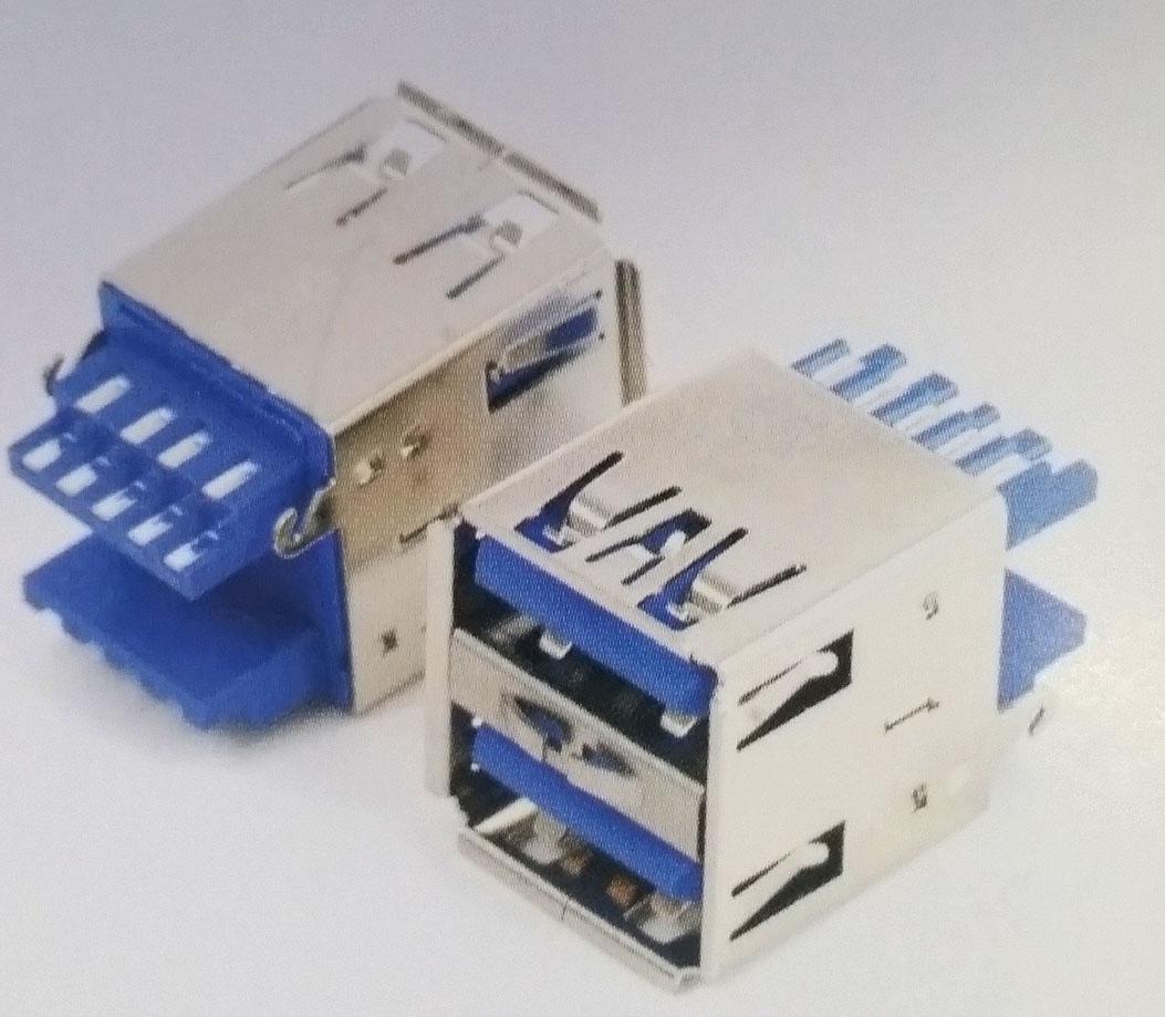 USB-AF3.0 180 º double-layer solder wire
